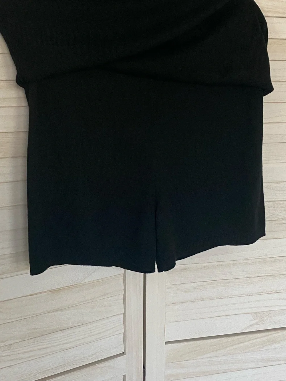 Wayf Black Knit Mini Skirt/Skort SZ XL NWT